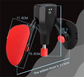 Black 35KG High-Resistance Kegel Trainer With Smart Counter & Leg Straps - Unisex Muscle & Thigh Slimming Equipment