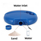 Portable Self-Study Tennis Training Set -  Tennis Rebounder with High-Elasticity String, Baseboard & Durable Training Ball