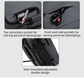 Grey Premium Business Expandable Travel Backpack with External USB Charging - 20-35L Large-Capacity & Waterproof Commuter Daypack