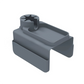 Grey Waterproof Silicone Couch Armrest Cup Holder Tray - Non-Slip & Anti-Spill, Multi-Slot Organizer for Drinks Bottle, Remote, Ipad & snacks