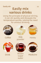 380ML White Magnetic Self-Stirring Coffee Mug - USB Charging, Leak-Proof Stainless Steel Electric Mixer Cup for Coffee & Milk