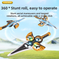 L36 Remote Control Flying Stunt Sword with 360° Flip & One-Key Takeoff - Fully Guarded Propellers and LED Night Lights for Safety & 4-Turbofan High Power Motor (2 Battery Included)