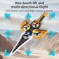 L36 Remote Control Flying Stunt Sword with 360° Flip & One-Key Takeoff - Fully Guarded Propellers and LED Night Lights for Safety & 4-Turbofan High Power Motor (2 Battery Included)