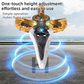 L36 Remote Control Flying Stunt Sword with 360° Flip & One-Key Takeoff - Fully Guarded Propellers and LED Night Lights for Safety & 4-Turbofan High Power Motor (2 Battery Included)