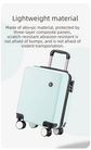 Yellow 16 Inch Lightweight Carry-on Luggage for heights under 1.6m - Underseat & Overhead Cabin Hardside Suitcase