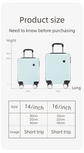 Yellow 16 Inch Lightweight Carry-on Luggage for heights under 1.6m - Underseat & Overhead Cabin Hardside Suitcase