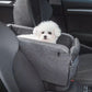 Thickened Pet Car Seat for Center Console(42x20x22CM) - Dog & Cat Booster Travel Safety Bed with Removable Cooling Mat & Handle