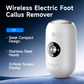 Black A1 Compact Electric Foot Dead Skin and Callus Remover - IPX6 Pedicure Tool with 3-Speed Mode & Dual 360°Rotating Stainless Steel Heads