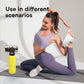 Orange 24oz Stainless Steel Insulated Water Bottle With 90° Adjustable Vertical/Horizontal Magnetic Phone Holder - Ringo Style Magnetic Lid Sport Flask