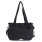 Black Puffy Quilted Nylon Hobo & Crossbody Bag with Cute Bowknot - Trendy Large-Capacity Handbag with Multiple Compartments
