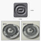 6-Pack Grey Instant Dry Diatomite Square Coaster Tray(10x10CM) - Ultra-Absorbent Bathroom Sink Caddy & Cup Mat