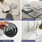 6-Pack Grey Instant Dry Diatomite Square Coaster Tray(10x10CM) - Ultra-Absorbent Bathroom Sink Caddy & Cup Mat