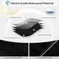 Sliver Heavy-Duty V-Hull Shield for 17 to 19 FT Yachts - All-Weather Water / Dust / UV Resistant 190T Silver Coated  Marine Protector