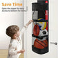 Over-the-Door Hanging Sports Gear Organizer With Zipper for Easy-Access to Bottom - Heavy-Duty Mesh Storage Bag for Balls & Kids&