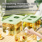 5L Compact Fridge-Ready Cold Drink Dispenser with Spigot, Timer and Infuser Filter - Food-Grade PP & Heat Resistant Fruit Tea Tank