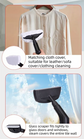 Red Portable High-Pressure Steam Cleaner with 1000ml Tank & 7-Piece Pro Brushes/Spray Nozzle Kit - 131°C High-Temp Deep Cleaning Machine for Kitchen Grease and Home Sanitization