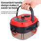 Red Portable High-Pressure Steam Cleaner with 1000ml Tank & 7-Piece Pro Brushes/Spray Nozzle Kit - 131°C High-Temp Deep Cleaning Machine for Kitchen Grease and Home Sanitization