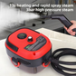 White Portable High-Pressure Steam Cleaner with 1000ml Tank & 7-Piece Pro Brushes/Spray Nozzle Kit - 131°C High-Temp Deep Cleaning Machine for Kitchen Grease and Home Sanitization