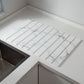 30x40cm Foldable Marble Pattern Kitchen Dish Drainer(Style 1) - Ultra-Absorbent Natural Stone Mat, Fast-Drying & Space-Saving