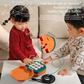2 Pack Red AI Tic-Tac-Toe Handheld Game Electronic Logic Training Machine with 9 Game Modes and Light-up Buttons for Kids Age 3+ Australian Home Travel
