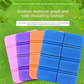 5 Pack Red Portable Folding Foam Seat Pads Waterproof Damp Proof Mats for Park Camping Beach Hiking Australian Outdoor Activities
