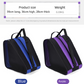 Purple 3-Compartment Roller Skate Bag Breathable Mesh Ice Skate Carrier with Adjustable Shoulder Strap for Kids and Adults Australian Sports Accessories