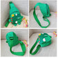 Pink Kids Cartoon Dinosaur Chest Bag Cute Lightweight Nylon Crossbody Shoulder Pack for Toddlers Outings and Travel New Arrival Gift