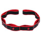 Red 3 Pack Multi-Loop Yoga Stretching Strap with Numbered Sections 90cm Elastic Resistance Band for Dance Pilates Body Sculpting Australian Fitness Gear