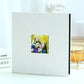 White Linen Self-Adhesive Photo Album DIY Scrapbook with Cover Window 11x10.6 Inch for Family Wedding Travel Memories Preservation Australian Home