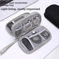 2-PCS Black Double Layer Travel Electronics Organizer Bag Waterproof Cable Pouch for Power Bank and Phone Portable Storage for Australians