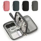 2-PCS Black Double Layer Travel Electronics Organizer Bag Waterproof Cable Pouch for Power Bank and Phone Portable Storage for Australians