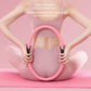 Grey Pilates Ring Exercise Tool – High-Elasticity Yoga Ring for Core Strength, Postpartum Recovery, Glute Toning & Full-Body Workout (Unisex)