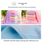2-Pack Yellow Embossed Microfiber Bear Bath Towels – 70 x 140 cm, Ultra-Absorbent and Soft for Bath, Beach & Gym