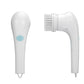 Electric Cleaning Brush with 5 Replaceable Heads – Waterproof, Rechargeable Kitchen Scrubber for Dishes, Surfaces & Deep Cleaning