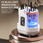 Automatic Electric Makeup Brush Cleaner with UV Sterilization & Fast Drying – Rechargeable, One-Touch Cleaning for Home & Travel