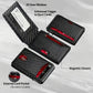 Carbon Fiber Slim Bifold Wallet for Men with RFID Blocking Pop-up Card Ejector and Magnetic Closure Minimalist Design for Australian Daily Use
