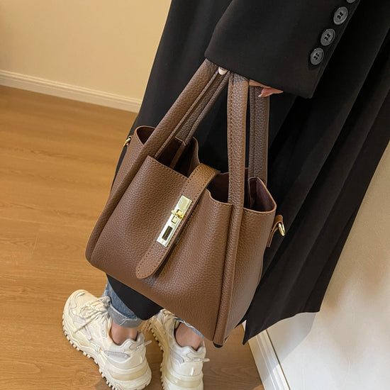 Coffee color Retro 2-Piece Women&