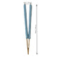 Blue 3 Pack Microfiber Plant Leaf Cleaning Tongs with Removable Sleeves and Natural Bamboo Handles for Houseplants Maintenance