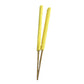 Yellow 3 Pack Microfiber Plant Leaf Cleaning Tongs with Removable Sleeves and Natural Bamboo Handles for Houseplants Maintenance