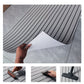 Non-Slip EVA Foam Boat Flooring Sheet Grey with Black Stripes Self-Adhesive Marine Decking Mat for Yacht and Boat Deck DIY Upgrade(2400x900x6mm)