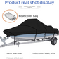 Silver Heavy Duty Waterproof V-Hull Boat Cover 11-13FT Marine Grade Outdoor UV Protection for Australian Storage and Mooring