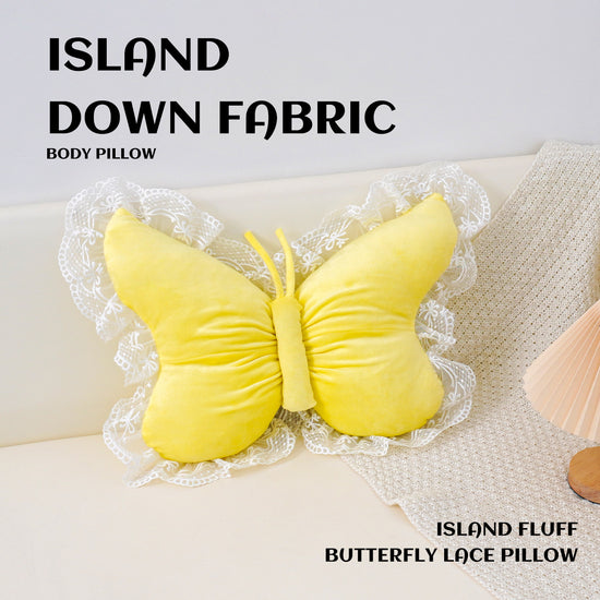 Grey Elegant Butterfly Lace Throw Pillow 60x45cm Soft Decorative Cushion for Sofa Bedroom Office and Car Comfort Backrest Accessory