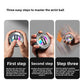 Red LED Gyro Ball Wrist Power Trainer with Digital Counter and Auto-Start Zinc Alloy Core for Grip Strength and Stress Relief in Australian Homes
