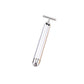 Sliver Electric T-Shape Facial Massage Bar Waterproof Gold Tone Beauty Roller for Daily Skincare and High Frequency Vibration