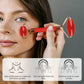 Purple Dual-Head Resin Facial Roller and Heart-Shaped Gua Sha Set for Home SPA Skincare and Face Neck Massage