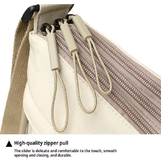 Black Women Lightweight Nylon Crossbody Bag with Multiple Pockets Compact Shoulder Bag for Travel and Daily Essentials in Australia