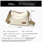 Black Women Lightweight Nylon Crossbody Bag with Multiple Pockets Compact Shoulder Bag for Travel and Daily Essentials in Australia