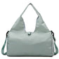 Apple green Women Large Capacity Yoga Gym Bag with Shoe Compartment and Mat Strap Water Resistant Travel Duffel Lightweight Tote for Fitness and Weekend Trips