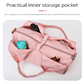 Black Women Large Capacity Yoga Gym Bag with Shoe Compartment and Mat Strap Water Resistant Travel Duffel Lightweight Tote for Fitness and Weekend Trips