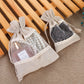 White 10 Pack Linen Canvas Drawstring Gift Bags with Lace Trim and Mesh Window 13x18cm Versatile Pouches for Wedding Favours and Home Storage in Australia
